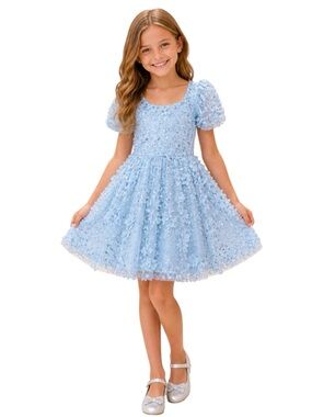 NWT Rare Editions Sequin Soutache Dress Wedding Party Dress Daddy Daughter Dance